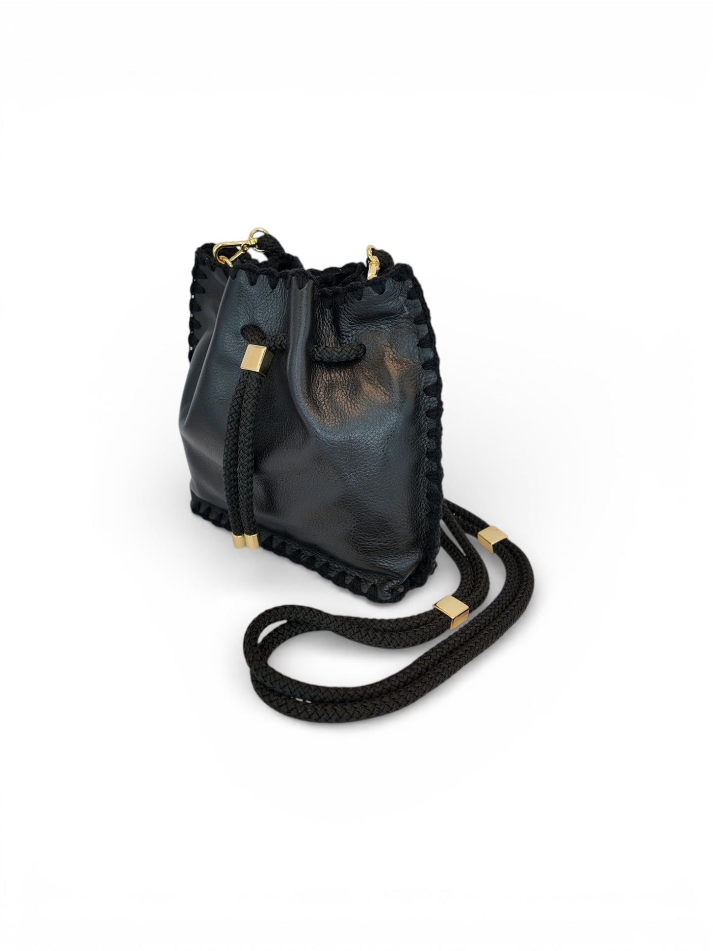 Bolsa Nina com alça de corda náutica removível