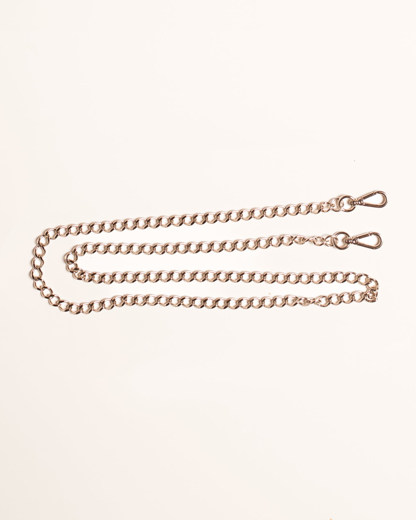 Alça de corrente prateada