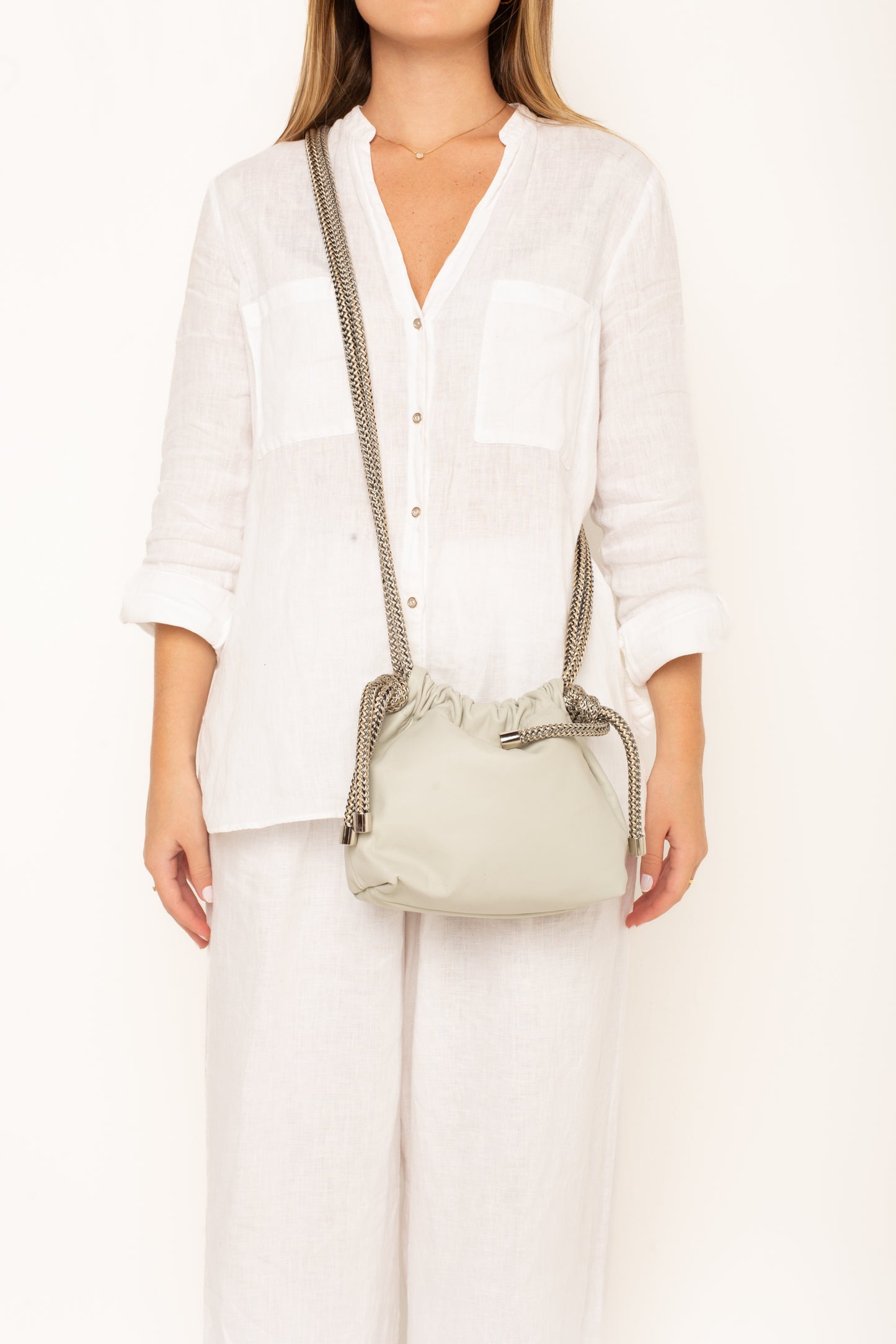 Bolsa Saquinho M com Alça de Corda