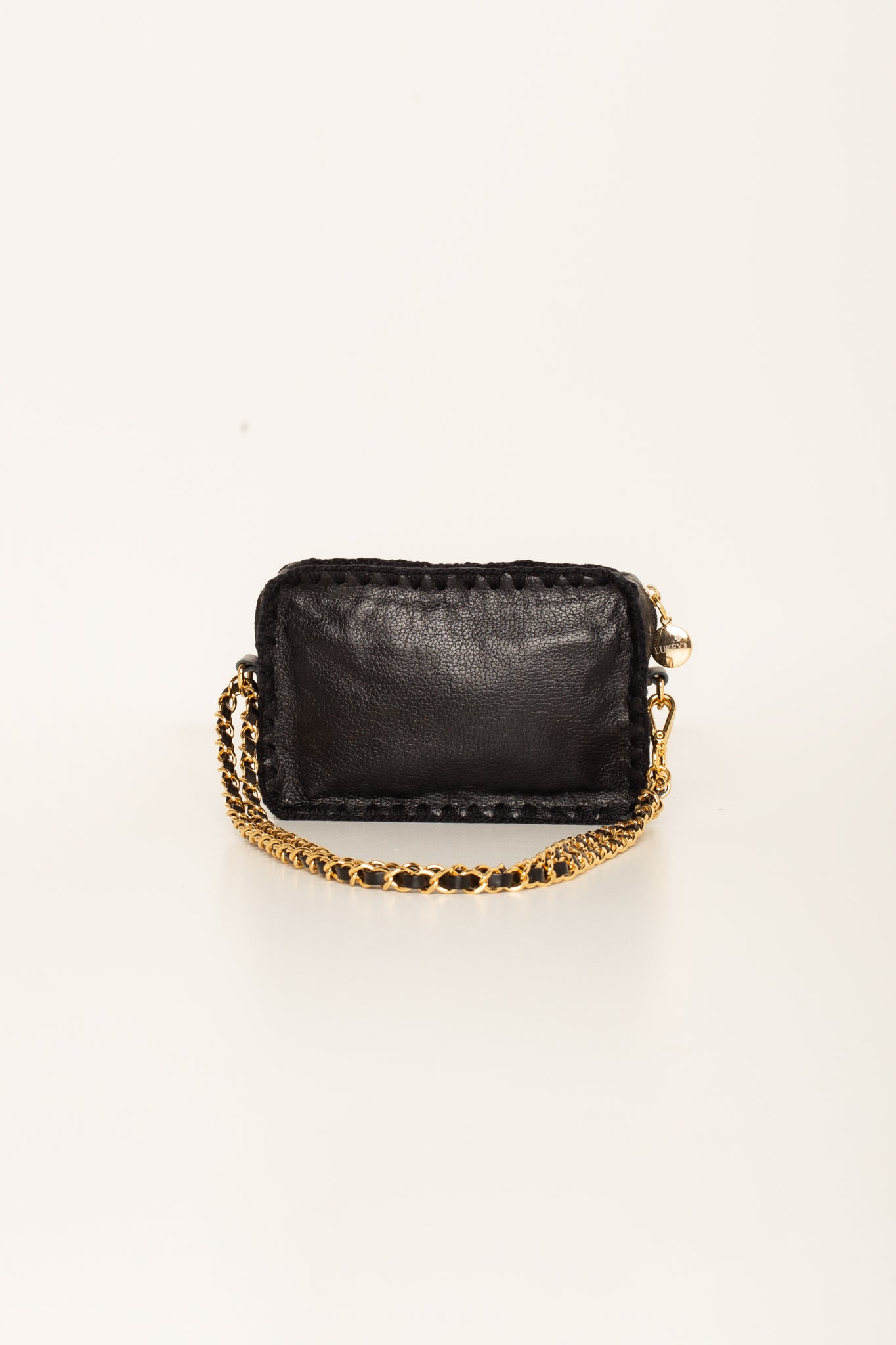 Bolsa Bia + Alça de corrente e courino