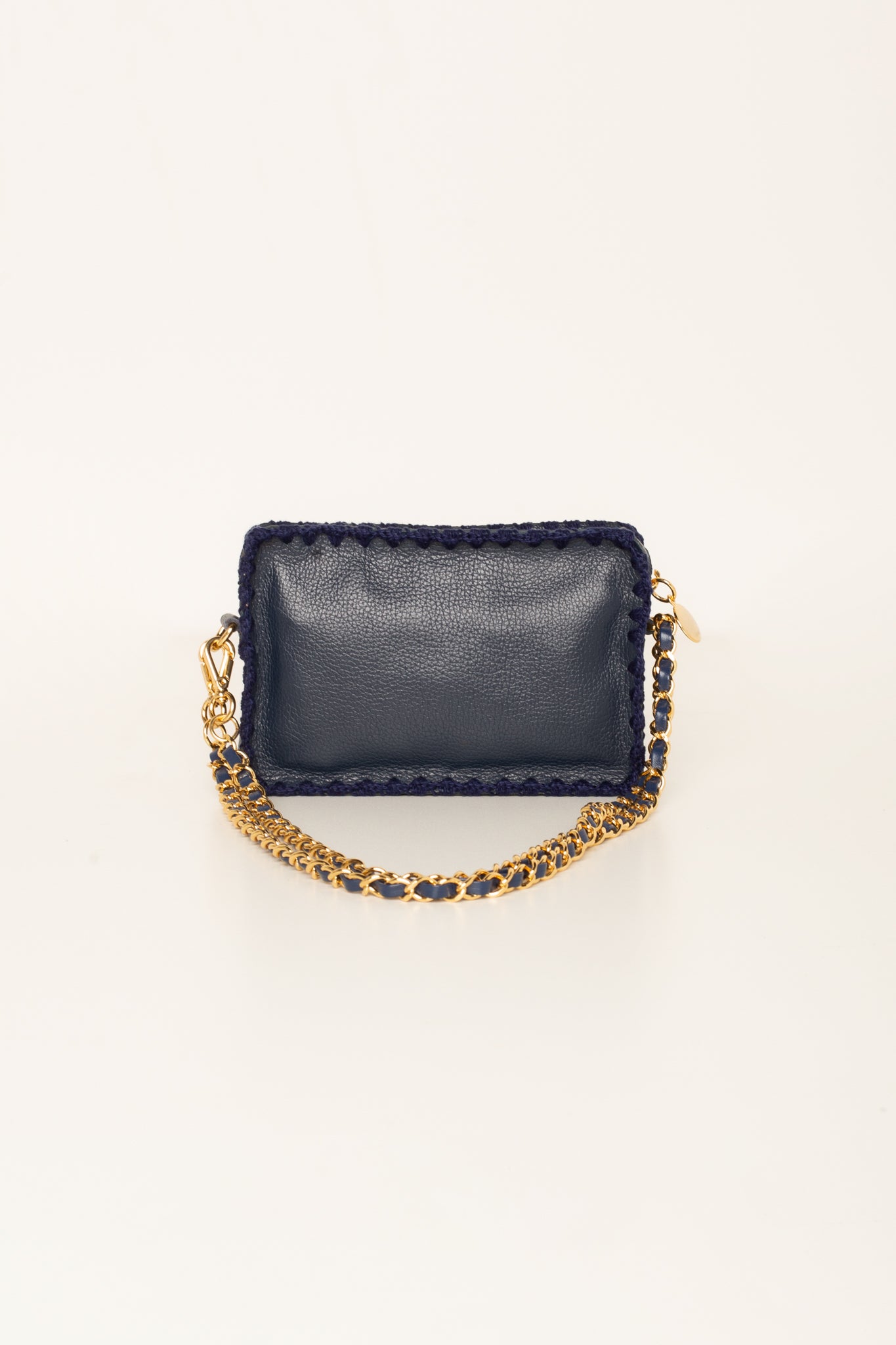 Bolsa Bia + Alça de corrente e courino