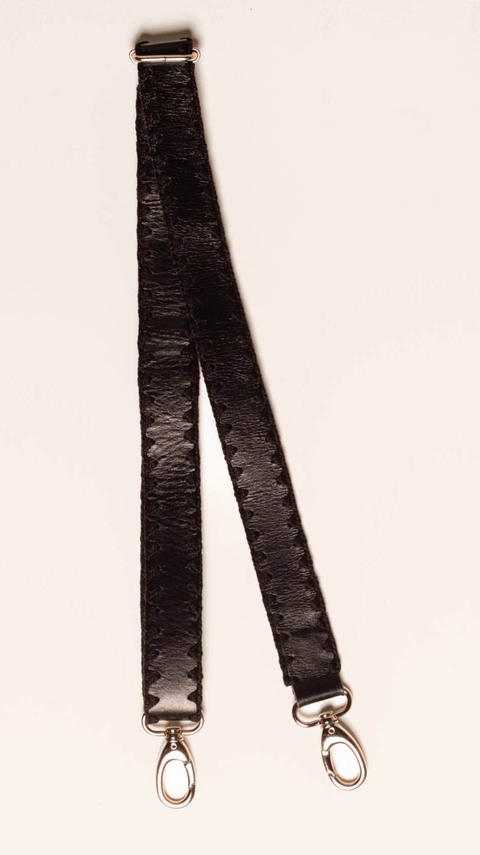 Alça Lukey Slim - Crochê Preto