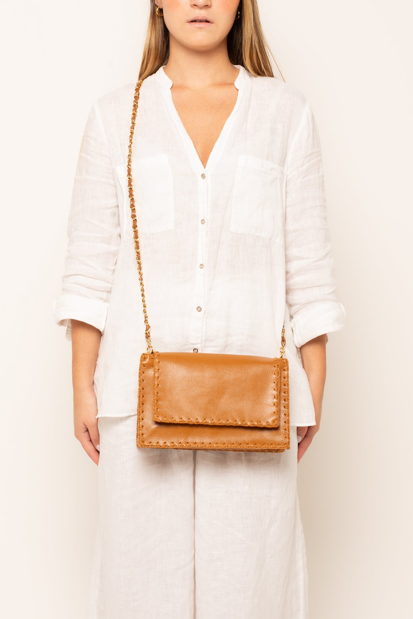 Bolsa Mariana + Alça de Corrente e Courino