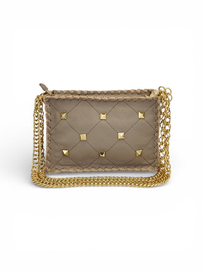 Bolsa Mari Spike + Alça de Corrente Dupla