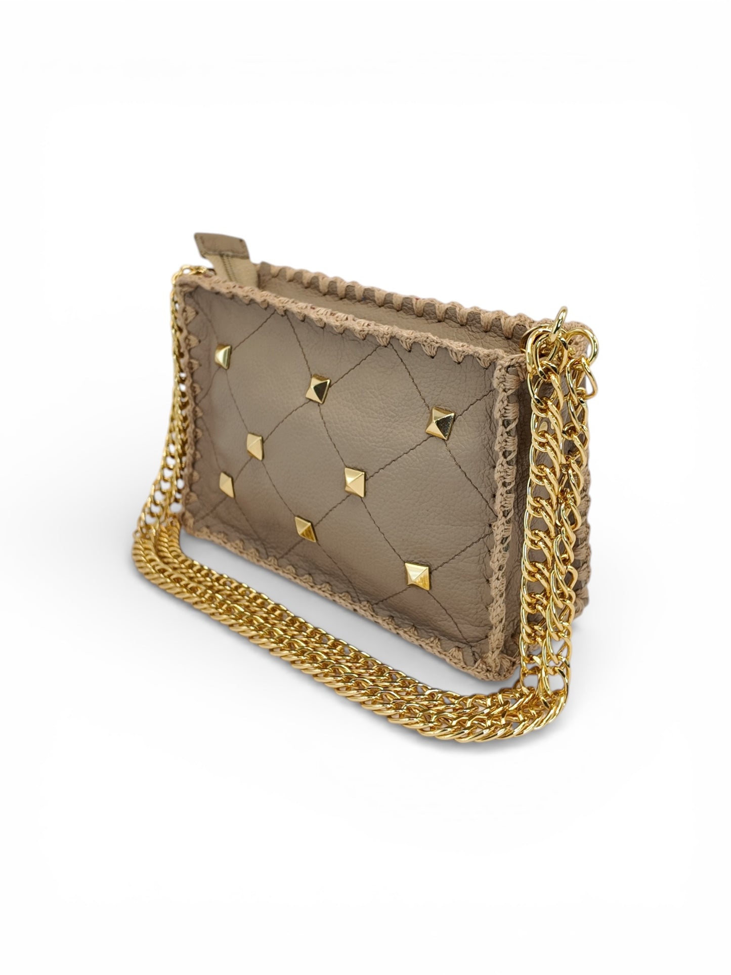 Bolsa Mari Spike + Alça de Corrente Dupla