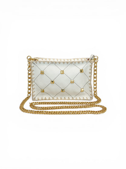 Bolsa Mari Spike + Alça de Corrente Dupla