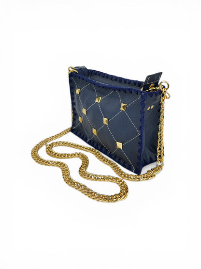 Bolsa Mari Spike + Alça de Corrente Dupla
