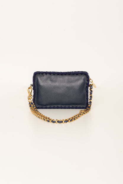 Bolsa Bia + Alça de corrente e courino