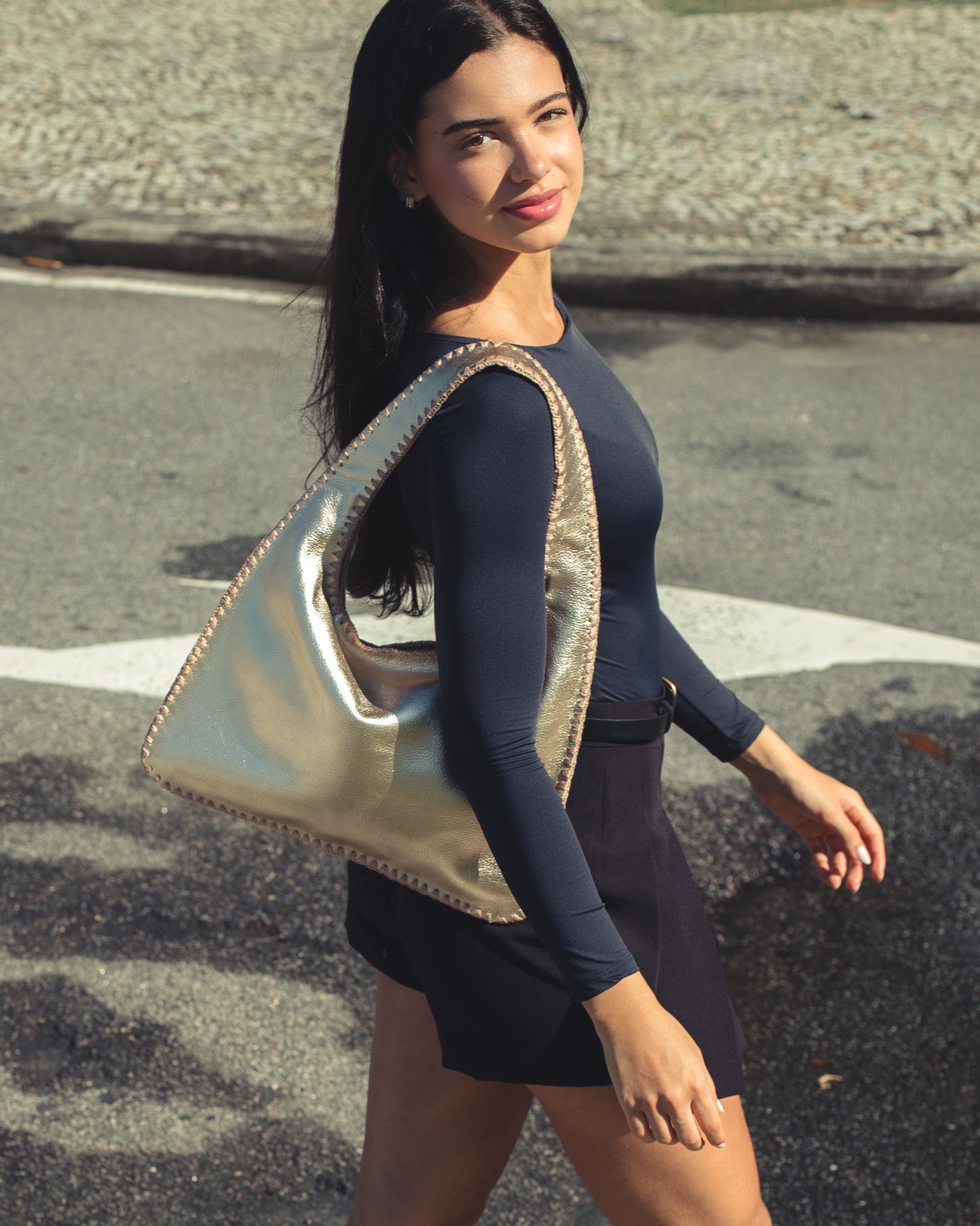 Bolsa Aline Metalizada